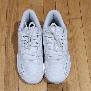 Womans White PUMA M.E.L.O Basketball Sneakers